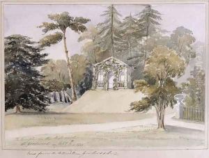 The Temple of Neptune and Minerva by Samuel Hieronymous Grimm