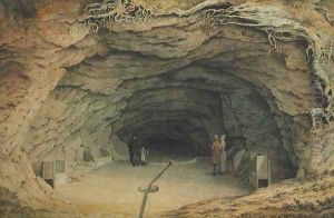 Mother Ludlums Hole near Farnham Surrey by Samuel Hieronymous Grimm