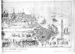 The Siege of Boulogne by King Henry VIII 1491-1547 in 1544 2