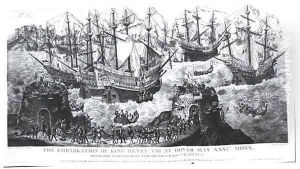 The Embarkation of Henry VIII 1491-1547 at Dover by Samuel Hieronymous Grimm