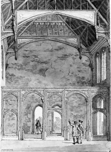 South West End of Great Hall at Eltham by Samuel Hieronymous Grimm