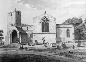 South-east view of St Lawrence Church, Whitwell, Derbyshire