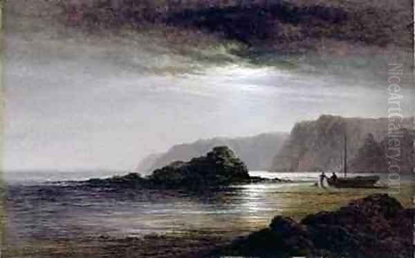 Coastal Landscape by Moonlight - view 1