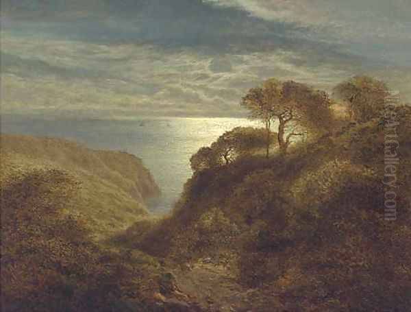 Evening, near Bettws-y-Coed, North Wales - view 1