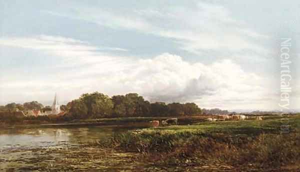 Marlow from the Thames - view 1
