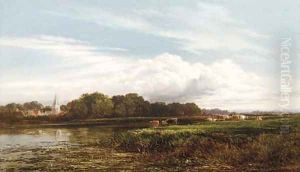 Marlow from the Thames by Arthur Gilbert