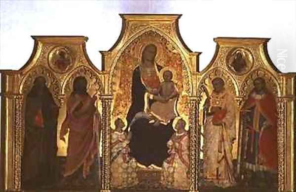 Madonna and Child with St Anthony Abbot St John the Baptist St Lawrence and St Julian - view 1