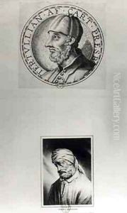 Two portraits of Quintus Septimus Florens Tertullianus 160-c.220 known as Tertullian by Etienne Gautier