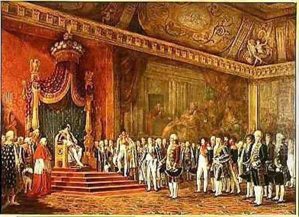 Napoleon 1769-1821 Receiving the Delegation from the Roman Senate - view 1