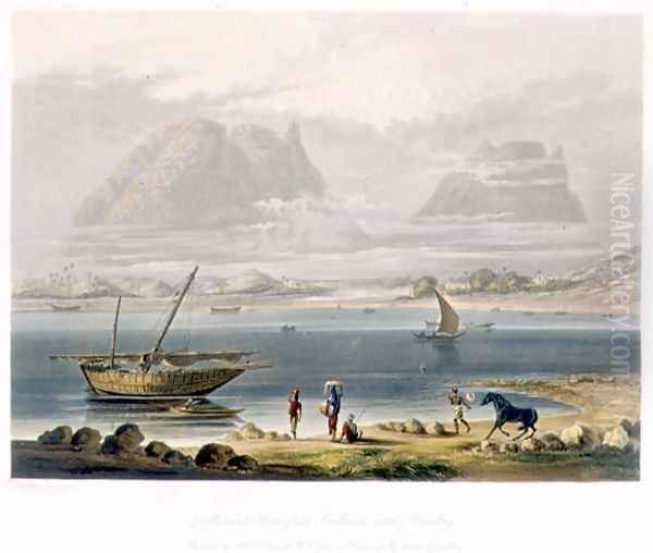 Morning View from Calliann near Bombay - view 1