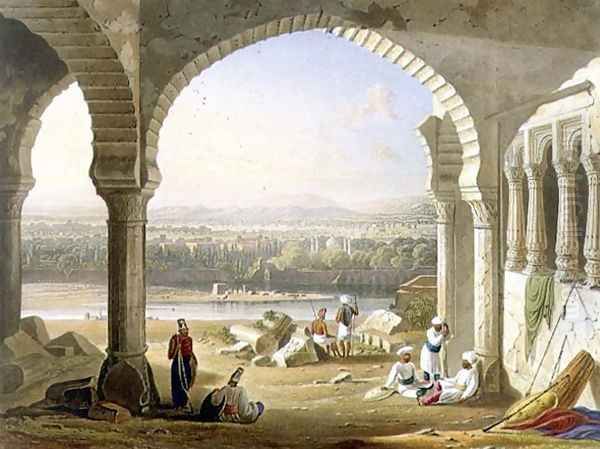 Aurungabad from the Ruins of Aurungzebes Palace - view 1