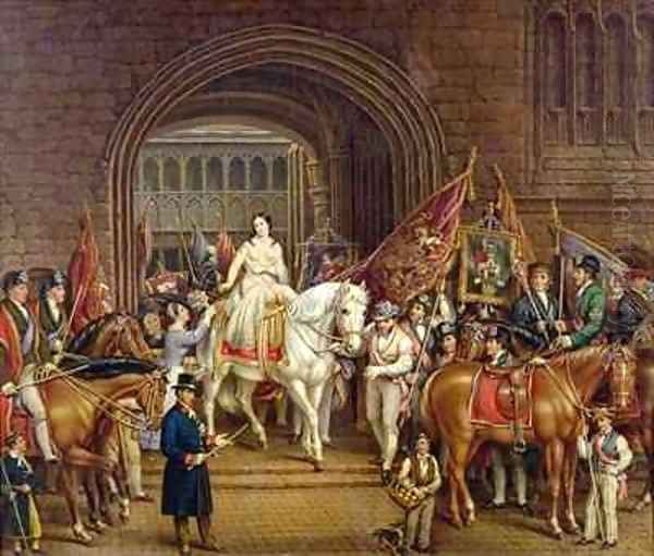 Lady Godiva Procession of 1829 - view 1