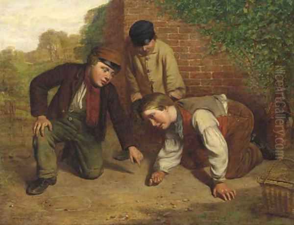 The game of marbles - view 1