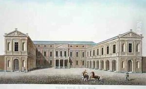 Palais Royal The Hague from Choix des Monuments Edifices et Maisons les plus remarquables du Royaume des Pays Bas by Pierre Jacques Goetghebuer
