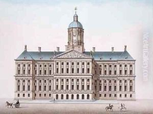 Royal Palace at Amsterdam from Choix des Monuments Edifices et Maisons les plus remarquables du Royaume des Pays Bas by Pierre Jacques Goetghebuer