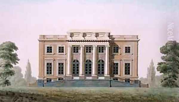 Chateau of Wannegem near Oudenaarde from Choix des Monuments Edifices et Maisons les plus remarquables du Royaume des Pays Bas - view 1