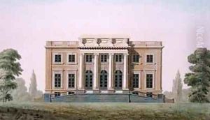 Chateau of Wannegem near Oudenaarde from Choix des Monuments Edifices et Maisons les plus remarquables du Royaume des Pays Bas