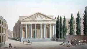 Palace of Justice Brussels from Choix des Monuments Edifices et Maisons les plus remarquables du Royaume des Pays Bas