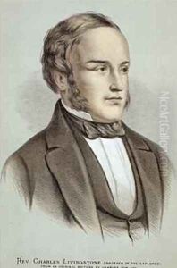 Portrait of the Reverend Charles Livingstone 1821-73 by Gow, Charles