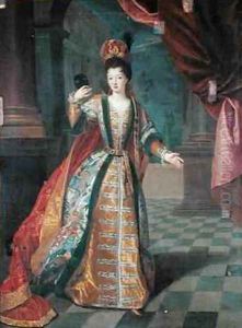 Portrait of a Woman in a Ball Gown by Pierre Gobert