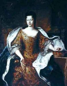 Elisabeth Charlotte dOrleans 1676-1744 Duchesse de Lorraine by Pierre Gobert
