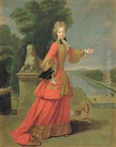 Marie Adelaide de Savoie 1685-1712 in Hunting Dress by Pierre Gobert