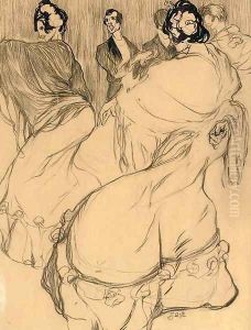 Espaolas bailando (Spanish dancers) by Francisco Xavier Gose