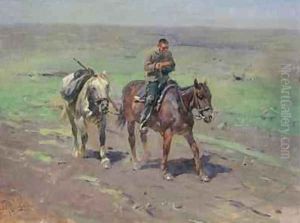 To the Budennyy Detachment by Mitrofan Borisovic Grekov