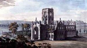 North East View of Kirkstall Abbey by Moses Griffiths