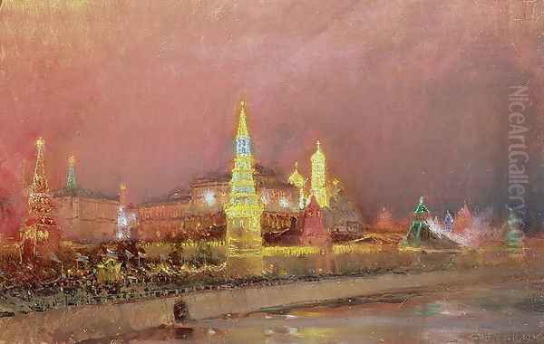 Illumination in the Kremlin - view 1