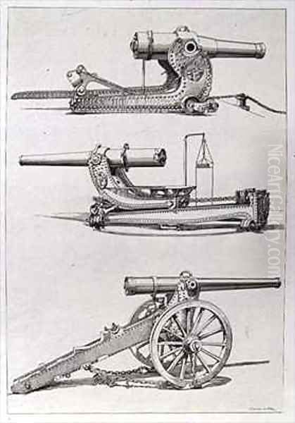 Three Forms of Artillery Gun - view 1