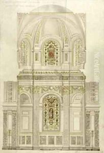 Decorative scheme for the apse of St Pauls Cathedral