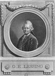 Portrait of Gotthold Ephraim Lessing 1729-81 by Anton Graf