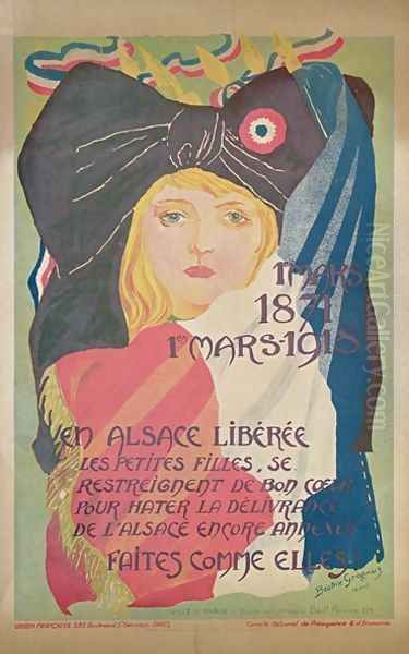 Poster for the Liberation of Alsace - view 1
