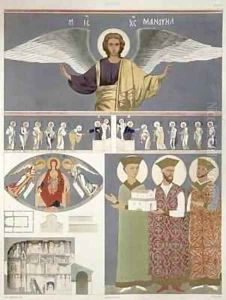Frescoes from the Orthodox Church of Nekrssi near Dido by Grigori Grigorevich Gagarin