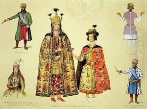 Costumes of the 17th and 18th centuries by Grigori Grigorevich Gagarin