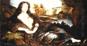 Louise de Kerouaille 1649-1734 Duchess of Portsmouth by Henri Gascard