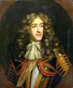 Portrait of James Duke of York 1633-1701 as Lord High Admiral by Henri Gascard