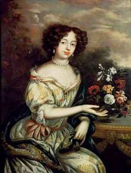 Portrait of Louise Renee Kerouaille Duchess of Portsmouth and Aubigny 1649-1734 mistress of Charles II - view 1