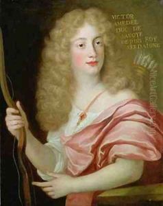 Portrait of Victor Amadeus II Duke of Savoy 1666-1730 by Henri Gascard