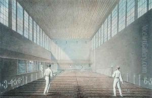 The Real Tennis Court at Lords by R.S. Groom