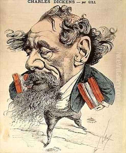 Charles Dickens 1812-70 astride the English Channel - view 1