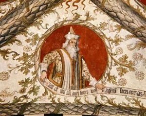 The Prophet Ezekiel from the Loggia dAnnunciazione by d'Allamagna Giusto