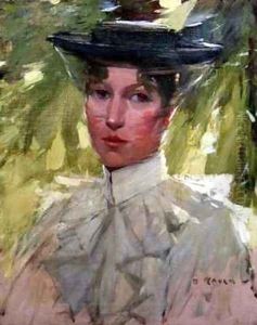 Portrait of a Young Woman by David Gould