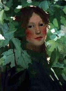 Head of a Girl by David Gould
