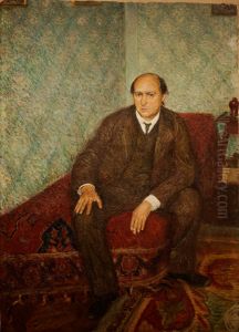 Portrait of Arnold Schonberg by Richard Gerstl