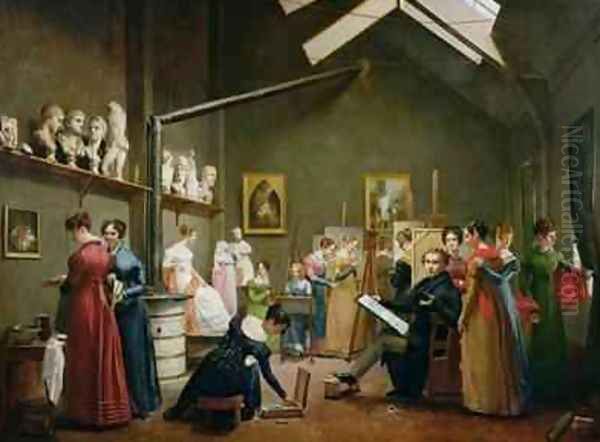 Interior of Alexandre Denis Abel de Pujols 1787-1861 Studio - view 1
