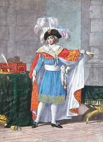 One of the Five Members of the Executive Directory of the Directoire period 1795-99 in formal costume - view 1