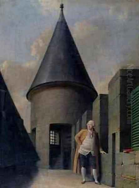 Louis XVI 1754-1793 in prison at the Temple - view 1