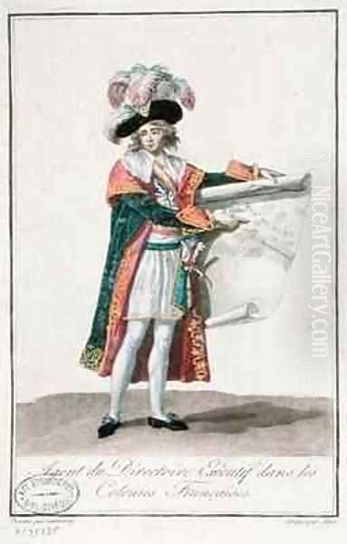 French Colonial Agent during the period of the Directoire - view 1